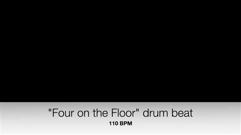 four on the floor beats meaning